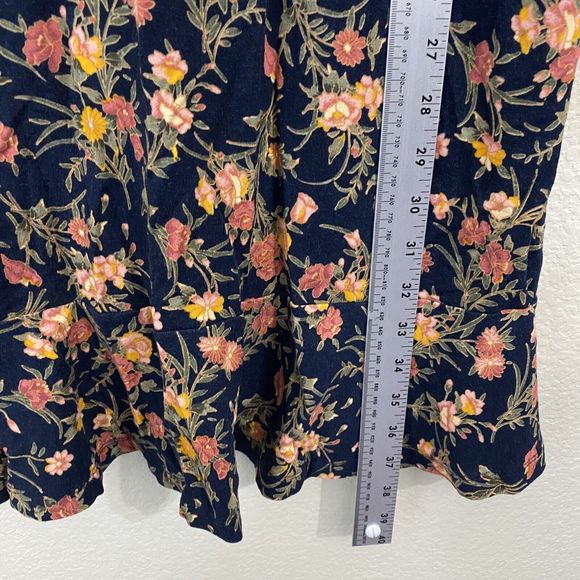 LOFT Ann Taylor Dress Womens Size 14 Floral Faux Wrap Multicolor - Picture 5 of 7